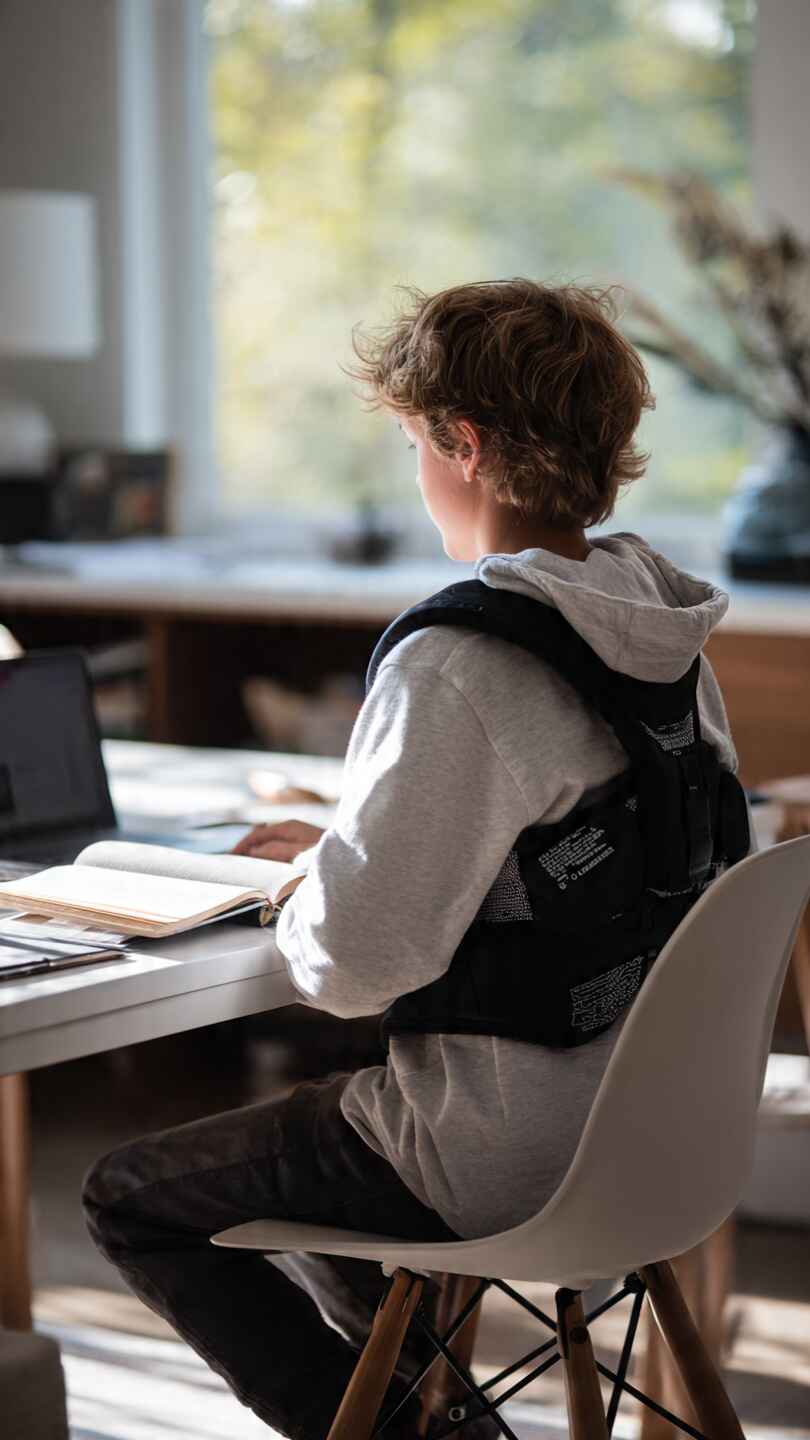 Posture Corrector Belt for Men & Women | Adjustable Back Support Brace for Pain Relief, Spine Alignment & Long Sitting Comfort | Lightweight, Breathable & Invisible Under Clothes