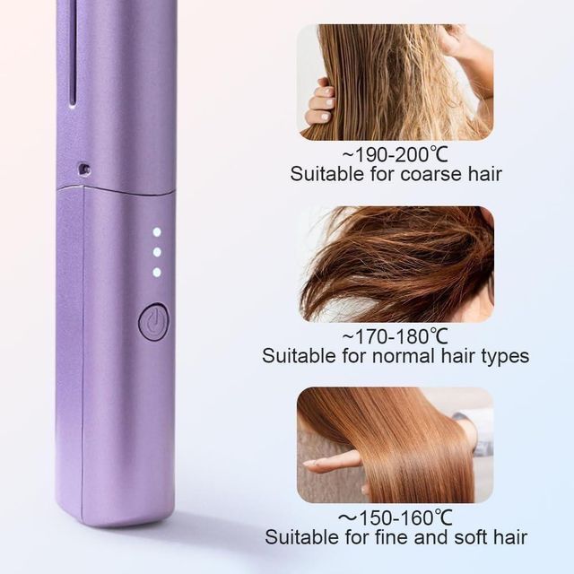 Hair Straightener  Rechargeable  Hot Comb